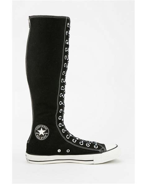 knee high converse shoes|More.